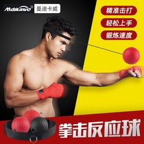 Head-mounted boxing speed ball Training ball Reaction ball Rebound ball Household equipment decompression decompression magic ball Fitness