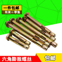 National standard hexagon internal expansion screw Floor bolt implosion built-in hexagon sleeve 6M8M10M12M16