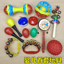 Baby baby grip training toy 0-1 years old musical instrument rattle toy can bite boys and girls small rattles