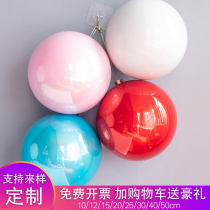 Christmas Decorations Pearlescent Large Balls Plated Plastic Ball 10-50cm Round Ball Mall Suspended Ceiling Arrangement Ceiling Suspended