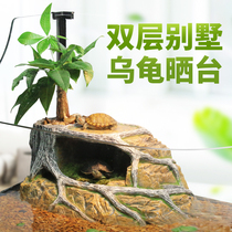 Tortoise tank landscaping house plant turtle box decoration stone ornaments turtle jar Villa supplies drying platform climbing platform small inside