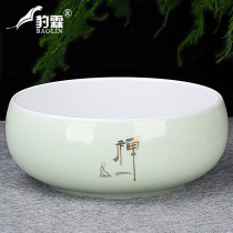Tea wash large extra large pen wash water Tea Bowl ceramic kung fu tea set accessories tea ceremony zero with household tea tray