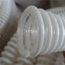 pu plastic reinforced corrugated pipe TPU shot blasting machine special beef tendon duct polyurethane granular material wear-resistant conveying hose
