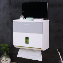 Toilet paper box Toilet toilet tissue box Punch-free roll paper tube paper toilet paper box waterproof toilet paper shelf