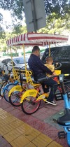 Xiamen Huandao Road Zengcuoan double parent-child couple bicycle rental for three hours requires a deposit=100