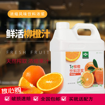 Fresh orange juice concentrate jam fruity beverage thick pulp concentrate commercial super juice concentrate 3kg
