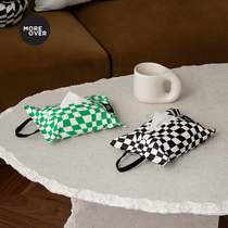 moreover Chessboard Grid Home minimalist Living room Tissue Bag Tabletop Paper Towels suction paper box containing paper towels box