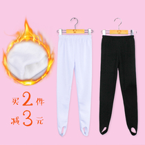 Childrens dance pants spring and autumn trousers girls White practice pantyhose Baby dancing bodybuilding foot pants