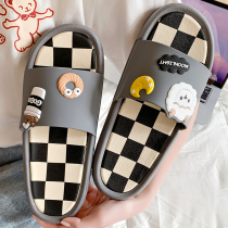 Mens slippers mens summer outside wearing a shit sensation 2021 New out-of-the-thick anti-wear and abrasion resistant sandslippers Advanced sensation