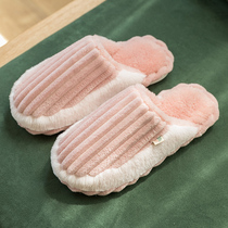 Cotton slippers women winter household Baotou 2021 ladies lovely winter thick soles indoor wool slippers women wear