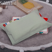 Child Pillow All-cotton Season Pillow Kindergarten Pure Cotton Pillow Core Set Buckwheat Lengthened Pillow Baby Nap Pillow 3-6 years old