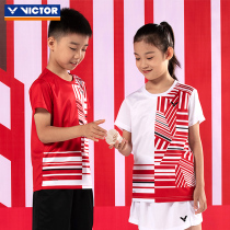 Victory Childrens Badminton T-Shirt Victory Competition Sports Short Sleeve T-Shirt 12002TD