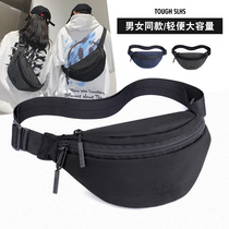 New waterproof trend mens and womens chest bag outdoor one-shoulder messenger ballistic nylon cloth sports waist bag anti-theft mobile phone bag