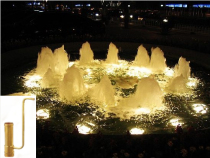 All copper with Pipe Spring nozzle bubbling suction nozzle pool courtyard rockery Fountain Nozzle landscape 4 minutes-3 inches