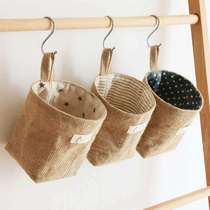 Storage bag toilet toilet toilet paper storage bag hanging bag bag wall art European hanging bag paper towel