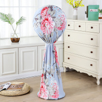 Electric fan cover dust cover cover cover electric fan cover vertical floor standing all-inclusive fabric round gray net cover