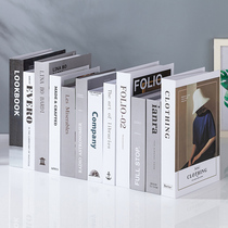 Nordic INS Simple modern English simulation book props Book cafe Internet Cafe decoration ornaments Photography fake book box