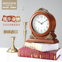 Rhysms watch high-end solid wood series Living room exquisite classic pattern clock CRH114