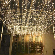 led curtain lights bing tiao deng pu bu deng Christmas lights flashing lights string light all over the Sky star lamp lights decorative