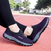 Old Beijing cloth shoes women Spring and Autumn new old shoes women non-slip soft soles middle-aged elderly walking shoes mother sports shoes