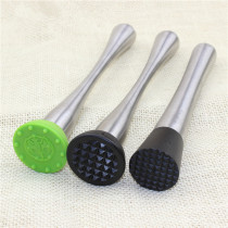 Stainless steel bartender lemon pounded popsicle bartender mojito cocktail crushes mixing stick