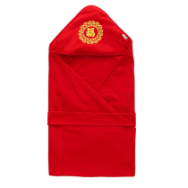 Newborn red quilt summer single-layer thin cotton quilt holding quilt Newborn baby swaddling towel holding blanket quilt cover