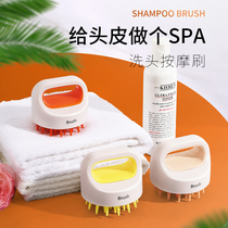 Shampoo brush artifact silicone shampoo comb massage brush shampoo scratching head brush itching cleaning scalp