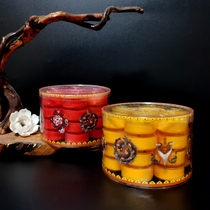 28 4 hours butter lamp for Buddha imported ghee burning four hours Buddhist plastic shell ghee candle