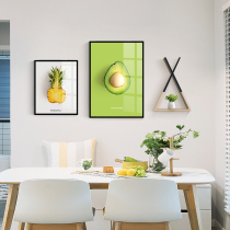 Restaurant decoration painting modern simple Nordic style dining room wall decoration hanging painting living room sofa background wall mural