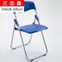 Training chair with folding writing board Student news backrest desk chair folding chair table stool stool classroom office