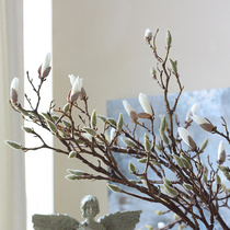 Simulation Jade Orchid Branches Fake Flowers Decoration Flowers Chinese Living-room Bedroom Dining Room Dining Room Table Flower Pendulum Flower Pendulum With Flower Art Clear Soup