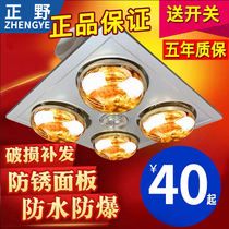 Zhengye bath lamp warm bathroom bathroom exhaust fan lighting integrated ceiling wall-mounted heating bulb