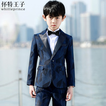  Childrens suit suit three-piece piano performance suit Big boy boys small suit jacket Flower girl dress mens autumn