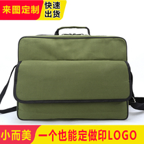 Through Thickened Wear Resistant Waterproof Express Courier Special Bag Single Shoulder Backpack Business Kit Man Sails Cloth Bag Oxford Cloth