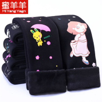 Girl Beats Bottom Pants Plus Suede Thickened Warm Autumn Winter Toddler Children 3 Cotton Pants 5 Girls 7 Childrens Clothing Winter Clothing 9 Years Old
