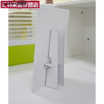 Huite a4a3 standing card table card table card table card support hard white gray cardboard back support bracket butterfly bracket KT board back support