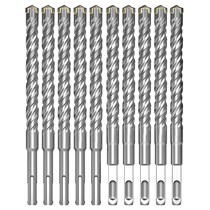 Crosshead extended concrete hammer square head black steel drill bit tile flashlight rotary impact drill bit 25mm twist