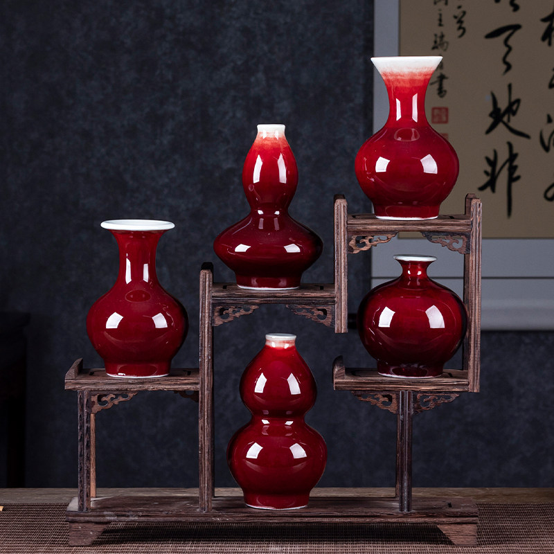 郎窑红釉陶瓷花瓶-郎窑红釉陶瓷花瓶促销价格、郎窑红釉陶瓷花瓶品牌- 淘宝