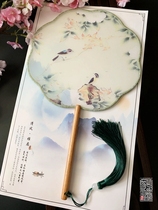 Middle China wind gusts 8 petals ancient semioverdraft fan accident court hops dance fan sub-Han suit streaming su qipao manga female