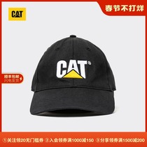 CAT Carter Evergreen Black Baseball Cap Men's Leisure Joker Hat CJ1BC017003 Counter Same