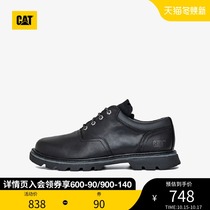 CAT Carter 2021 autumn and winter new mens shoes round head design comfortable and light breathable low-top casual leather shoes men