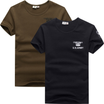 Outdoor field army fan short-sleeved T-shirt mens slim breathable base shirt Army green tactical tight half-sleeve T-shirt