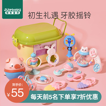 Newborn infant toys 0 Three Months 2 can bite tooth glue grip training rattle a 3 Baby 6 years old puzzle early education