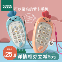 Newborn infant toys can bite 0-1-year-old baby more than 6 months 12 Six Music Enlightenment early education puzzle 8