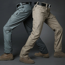 Archon tactical pants mens summer and autumn elastic quick-dry pants outdoor military pants training pants multi-pocket combat pants overalls