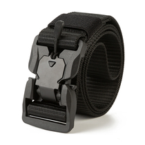Consul magnetic buckle tactical belt mens multi-function automatic quick release military fan canvas training nylon belt