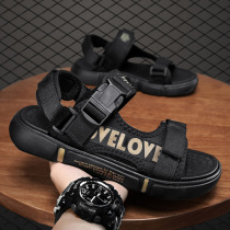 Sandals mens summer 2022 new deodorant non-slip outside for mens two-use Vietnamese driving beach cool tugging shoes
