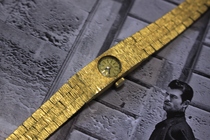 European vintage collection vintage mini dial Brushed gold Swiss antique women mechanical watch Lone