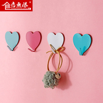 Love viscose hook wall wall hanging creative home decoration strong sticky hook behind the door No trace nail-free paste hook