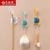 Shower bracket fixing seat shower head nozzle suction cup shower accessories non-perforated rain shower bathroom base
